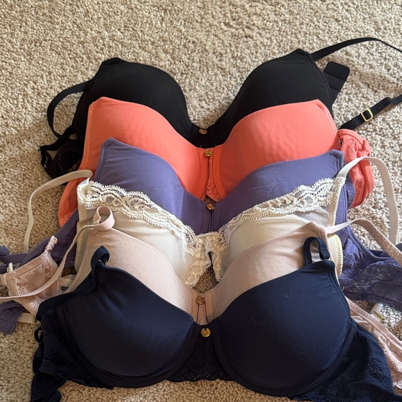 Natori Other - Natori Women's Bra Collection - 6! Black, Coral, Purple, Beige, Navy